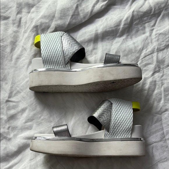 United Nude Gray and Yellow Sandals - Picture 2 of 3